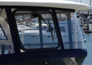 Wiper Attachments to Marine windshields